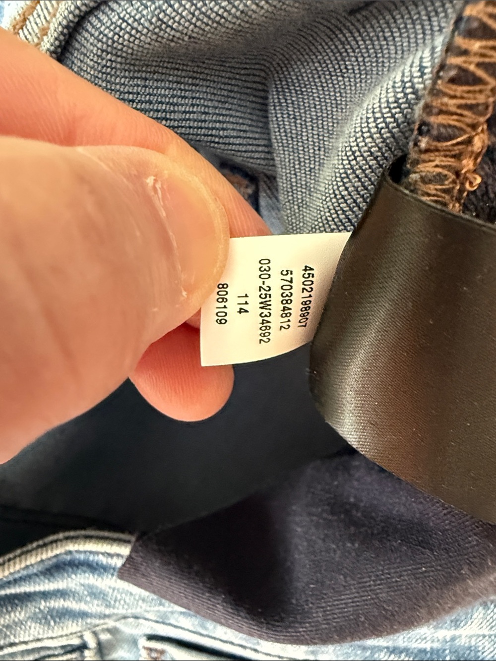 WHBM Wide Leg Crop Women's Jeans in Light Blue - Picture 3 of 7